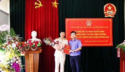 Lễ công bố và trao Quyết định bổ nhiệm chức vụ Viện trưởng, Phó Viện...